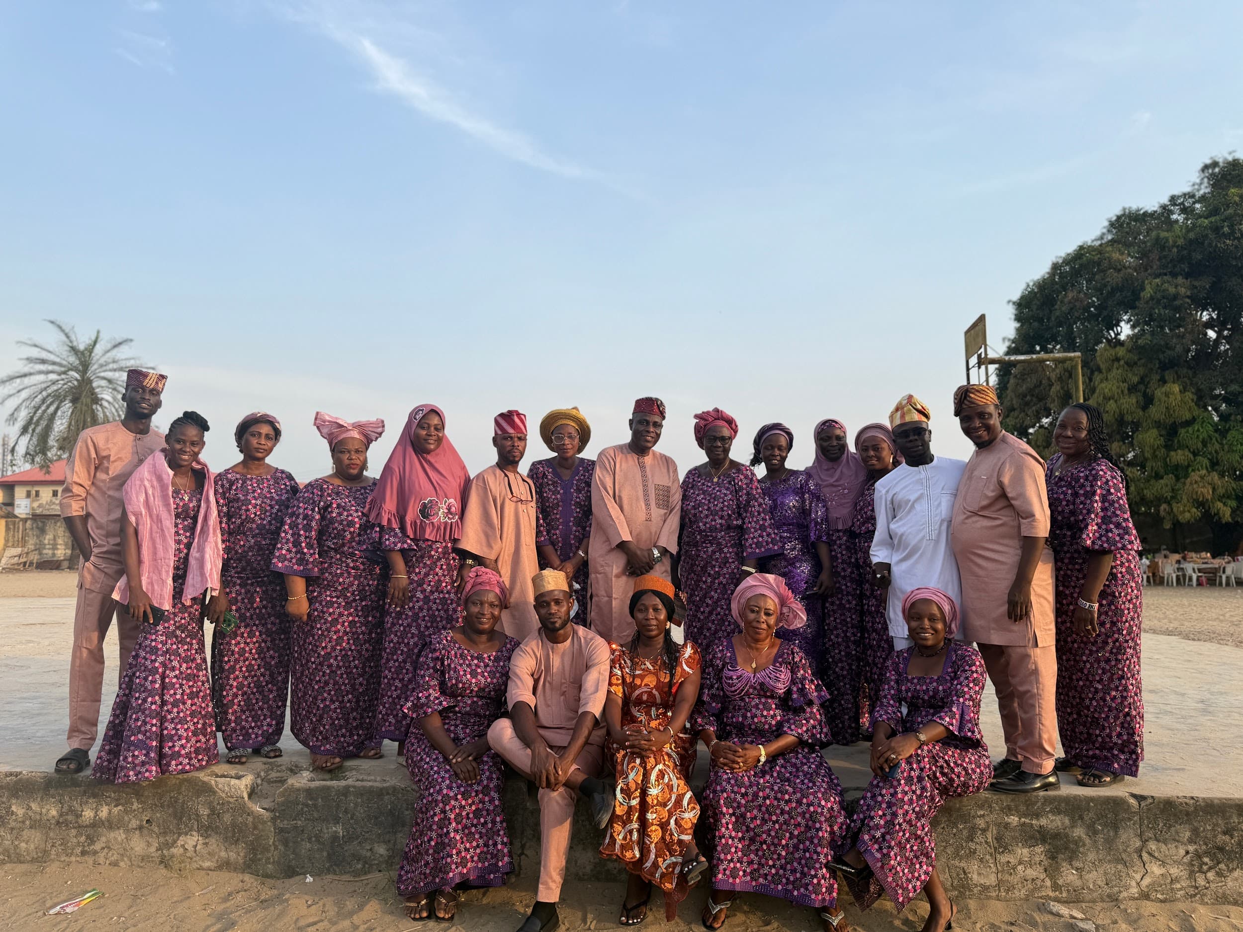 Year-end gathering with Ibeju staff