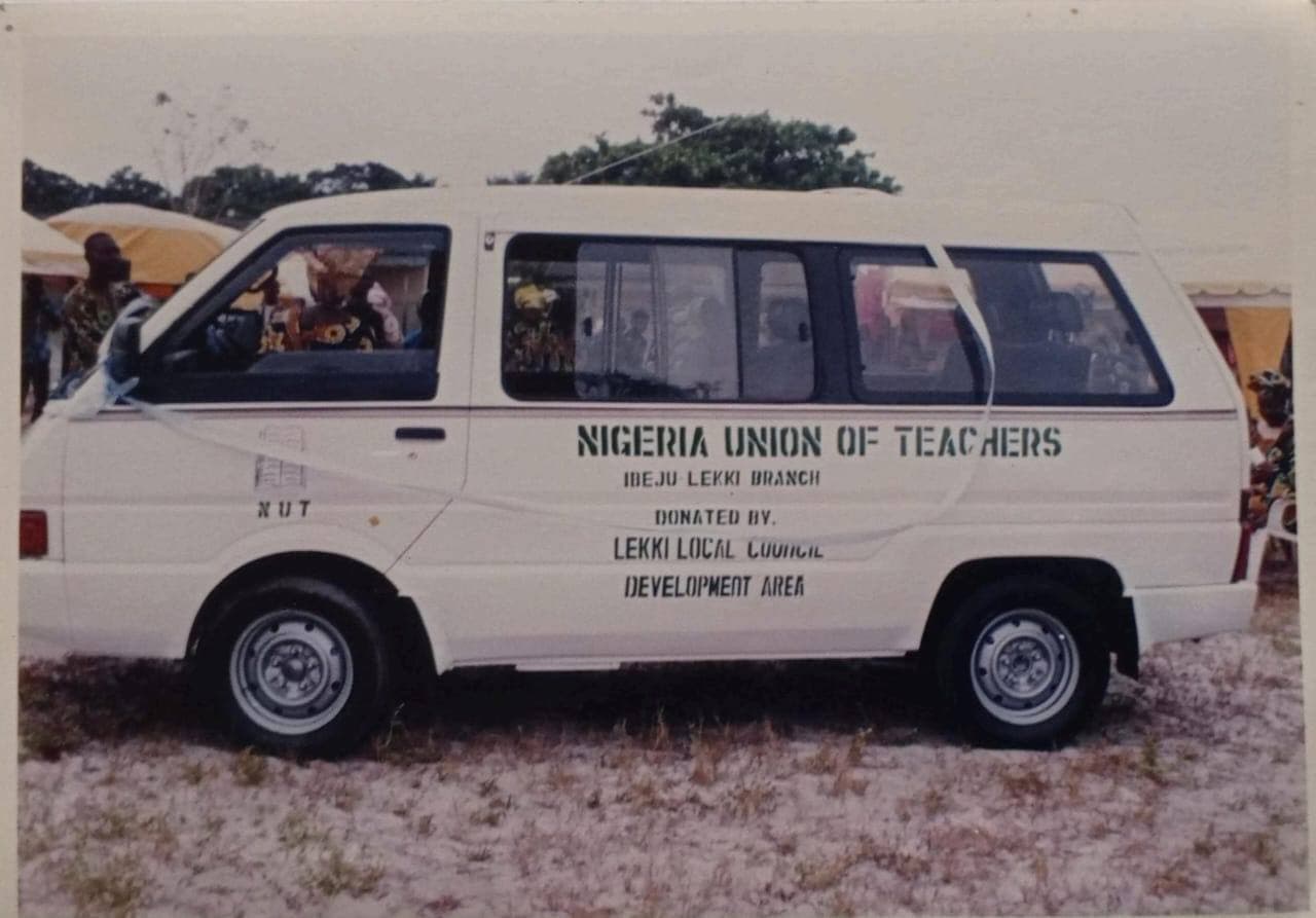 The union bus he helped facilitate