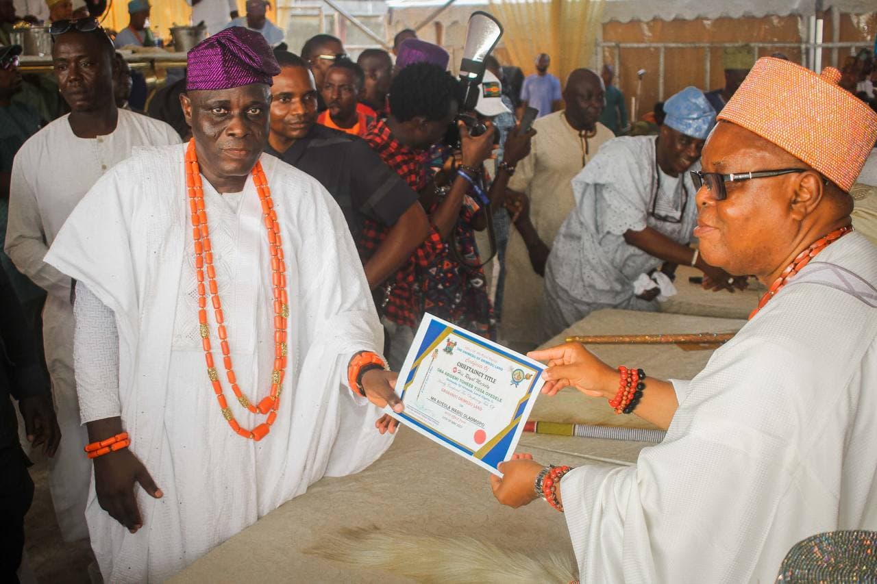 Receiving the certificate