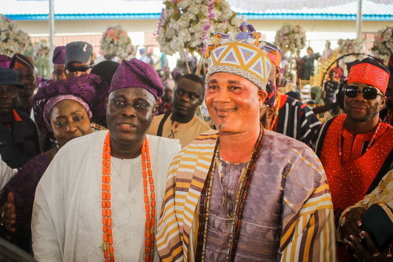 With fellow chiefs and guests